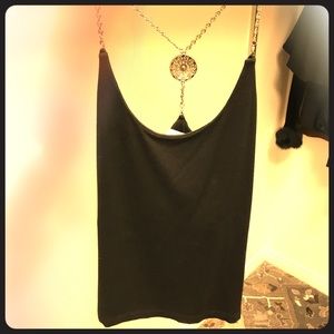 White House Black Market Sexy Tank Top Black